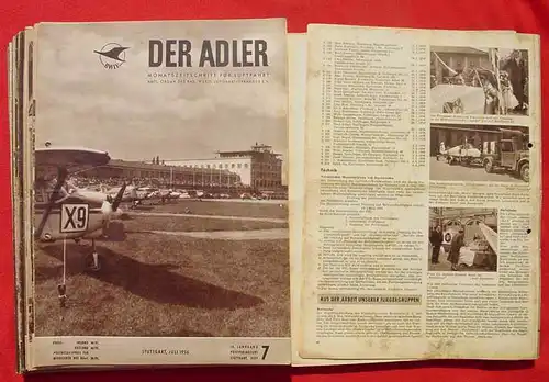 () 61 x Der ADLER. Flieger-Zeitschriften ab 1955. Magazine Luftfahrt