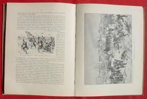 NEU : Versandkosten ab Euro 6,00 / BRD (intern ) "Der Krieg gegen Frankreich 1870-71 und Einigung Deutschlands". 'Zur 25-jährigen Wiederkehr der Gedenktage von 1870/71'. Von Th. Lindner. Leinenband. Grossformat ca. 23 x 31 cm....