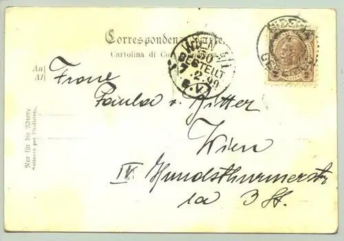 () Sebenico, Kroatien (Italien) Ansichtskarte von 1899 Postkarte