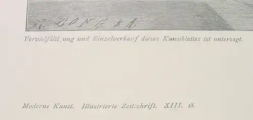 (1031097) Lafayette / Washington. Kunstblatt um 1895 ? Grafik