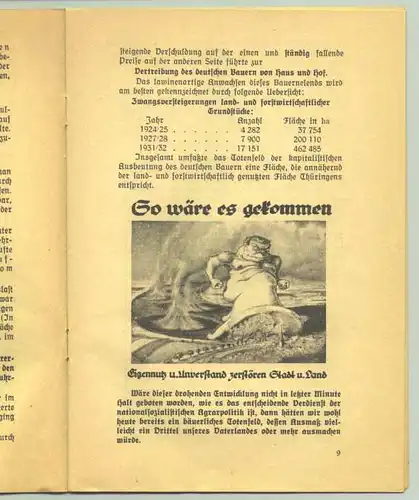 (2001300) Propaganda-Heft. Nationalsozialistische Agrarpolitik, 24 S., um 1934 ?