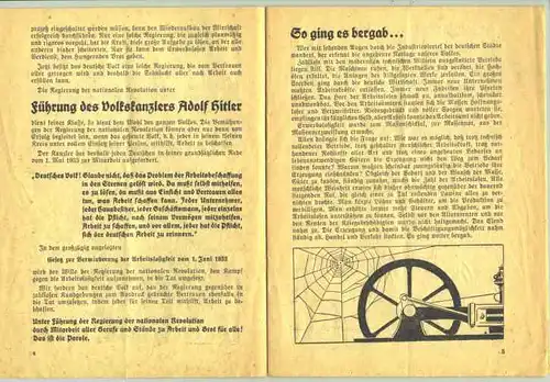 (2001301) "Generalappell zur Arbeit - Arbeit fuer Alle". Gesetz 1933. 16 S., Jamrowski, Berlin