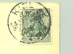(1025771) Postkarte Kaiser Wilhelm II. / Panzerschiff Kansas 1911