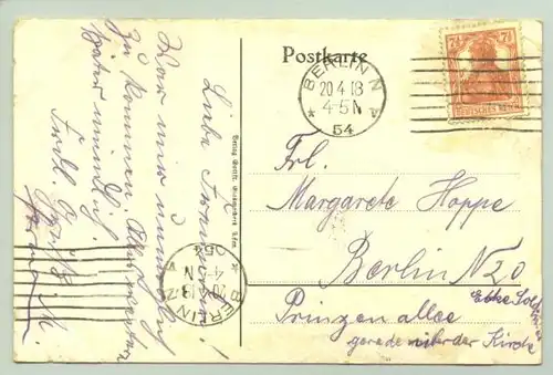 (-AK10178) Ansichtskarte / Postkarte. Kriegswahrzeichen ... Gemeindeschule, Berlin. 1918