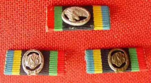 Neu : Versandkosten ab Euro 2,20 () 3 Metallspangen mit Auszeichnungen. Sport. Gold, Silber, DLRG.  3 kleine Metallspangen mit Miniatur-Auszeichnungen. Sport Gold, Sport Silber, DLRG.