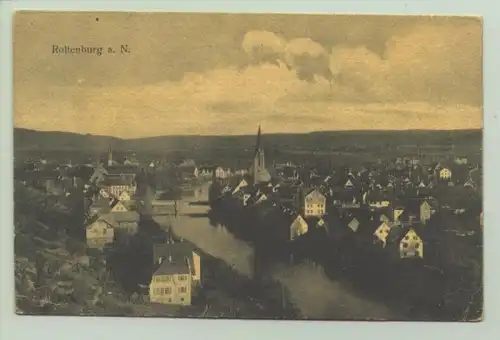 Rottenburg um 1923 ? (intern : ) Ansichtskarte. PLZ-Bereich pauschal 72108. Postalisch nicht gelaufen. Verlag H. Sting, Tuebingen