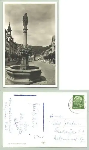 Waldkirch 1958 (intern : 1022124)  Ansichtskarte. PLZ-Bereich pauschal 79183