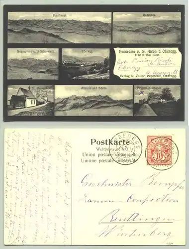 () Oberegg. Postalisch gelaufen 1907