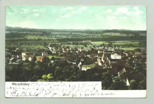 (1018511) Ansichtskarte aus der Schweiz. 1904. "Weinfelden"
