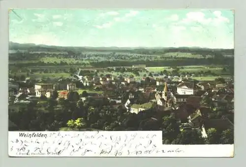 () Ansichtskarte aus der Schweiz. 1904. "Weinfelden"