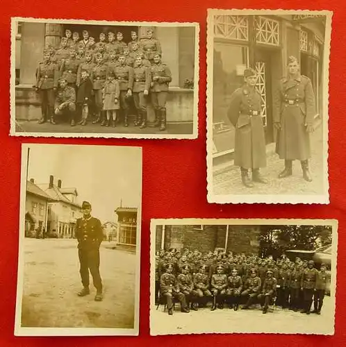 (1017005) 4 Soldaten-Foto-Postkarten WK II. Weltkrieg II. Zeitgeschichte