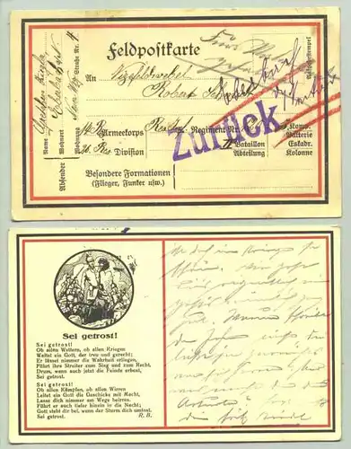 (1025640) 3 x Feldpostkarten 1914-1918 Weltkrieg I