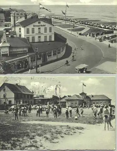 (1017346) 2 Ansichtskarten aus den 1950er Jahren "Cuxhaven-Duhnen"