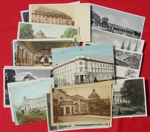 ! Neu : Versandkosten ab Euro 2,20 (intern : )  29 x alte Ansichtskarten mit Motiven aus WIESBADEN und Umgebung. PLZ-Bereich pauschal 65189. 7 x AK beschrieben u. postalisch gelaufen, Rest postal. nicht gelaufen. Karten stammen aus der Zeit um...