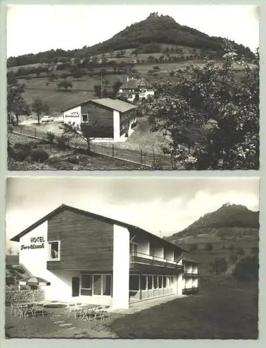 (1021540) 2x Geroldseck um 1960 ? Ansichtskarten. Pass-Höhen-Hotel. Schönberg-G. PLZ-Bereich pauschal 77960. Postalisch nicht gelaufen, um 1960 ?