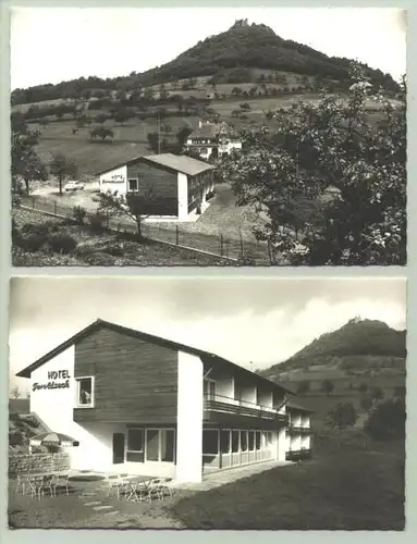 () 2x Geroldseck um 1960 ? Ansichtskarten. Pass-Höhen-Hotel. Schönberg-G. PLZ-Bereich pauschal 77960. Postalisch nicht gelaufen, um 1960 ?