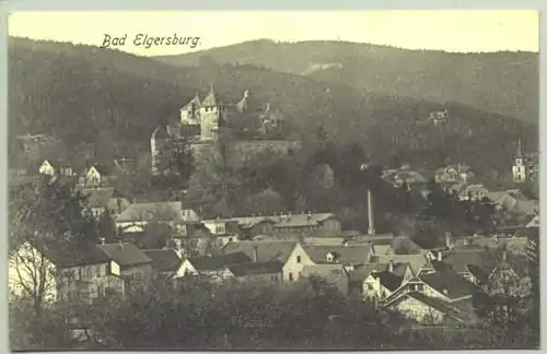 () Ansichtskarte "Bad Elgersburg". Marke u. Stempel von 1910. PLZ-Bereich 98717