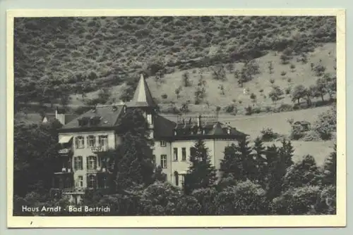 (1018196) Ansichtskarte "Haus Arndt - Bad Bertrich". PLZ-Bereich pauschal 56864. Postalisch nicht gelaufen. Vermutlich aus den 1930er bis 1950er Jahren ?