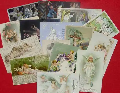 (1016509) Ansichtskarten. 15 x alte mit Engel-Motiven ab 1898