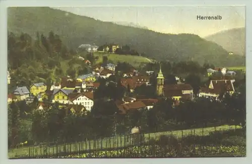 Herrenalb um 1910 ? (intern : ) Ansichtskarte. PLZ-Bereich pauschal 76332. Postalisch nicht gelaufen