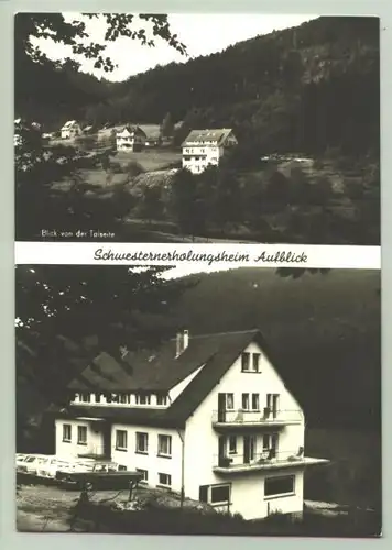 Herrenalb um 1962 (intern : ) Ansichtskarte. PLZ-Bereich pauschal 76332. Beschrieben, aber postalisch nicht gelaufen, um 1962 ?