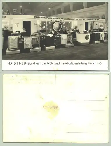 () Ansichtskarte. Firma Heid u. Neu, Karlsruhe. 1955. Postalisch nicht gelaufen