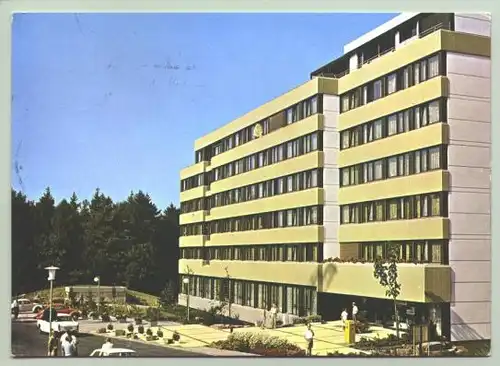 Waldbronn (intern : )  Ansichtskarte. Kurklinik Reichenbach. PLZ-Bereich pauschal 76337. Postalisch gelaufen 1977