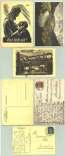 (1019662)  3 alte Ansichtskarten mit Motiven aus Neckargemuend. Ab 1922. PLZ-Bereich pauschal 69151. Postalisch gelaufen, siehe scan