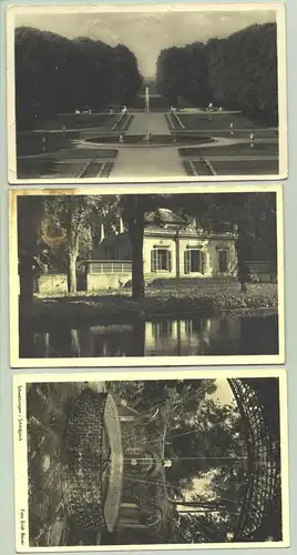 (1019572)  3 alte Foto-Ansichtskarten mit Motiven aus Schwetzingen. Zwei AK beschrieben und postalisch gelaufen ( 1x Marke geloest). Karten stammen aus der Zeit um 1920 bis 1930er Jahre