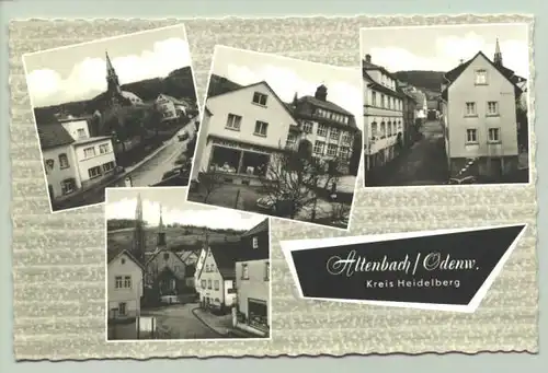 (1019676)  Alte Ansichtskarte mit Motiven aus Altenbach. Postalisch gelaufen mit Marke u. Stempel um 1960 ?