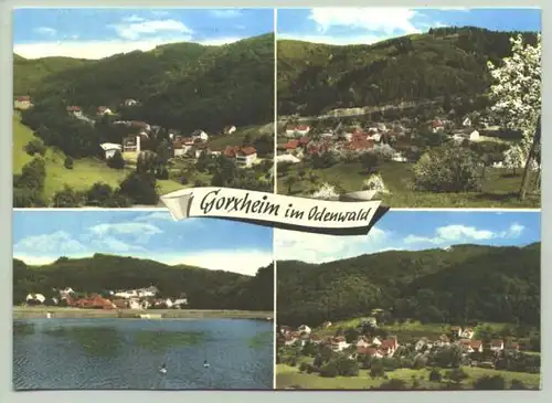 (1019876) Alte Ansichtskarte "Gorxheim im Odenwald". Beschrieben u. postalisch gelaufen mit Marke u. Stempel v. 1972