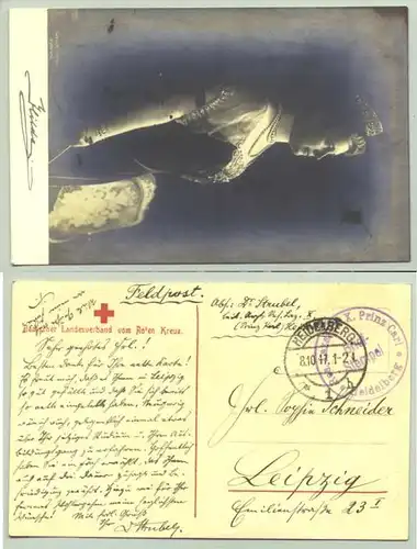(1019578) Alte Ansichtskarte "Badischer Landesverband vom Roten Kreuz". 1917