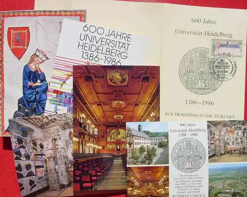 (1016749) 600 Jahre Universität Heidelberg 1386-1986. Gedenkmappe