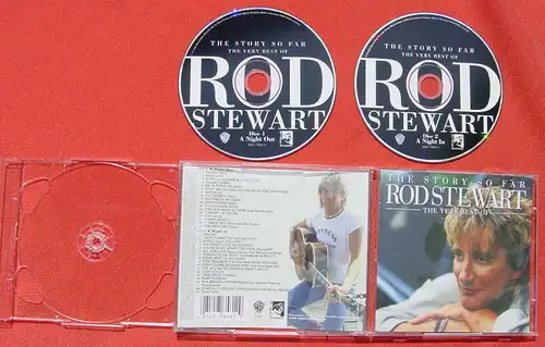 (1049166) "Rod Stewart" The Very Best Of. 17 Lieder auf 2 CDs, fast unbenutzt, siehe bitte Bild