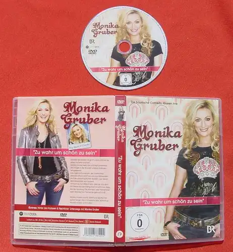 () Monika Gruber "Zu wahr um schön zu sein" Die bayrische Comedy-Queen live. Humor vom Feinsten mit Monika Gruber / eine deutsche Kabarettistin und Schauspielerin. DVD in sehr gutem Zustand