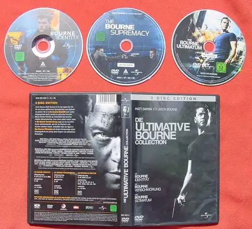 (1049170) "Die Ultimative Bourne Collection"  3 x DVD