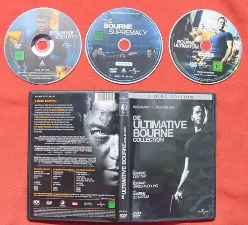 () "Die Ultimative Bourne Collection"  3 x DVD