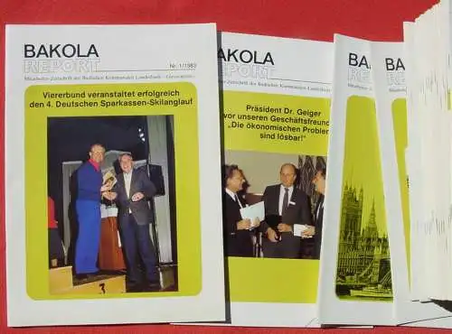 (1049199) BAKOLA-Report. 21 x Magazine 1978-1983. TOP Zustand. Siehe bitte Beschreibung und Bilder