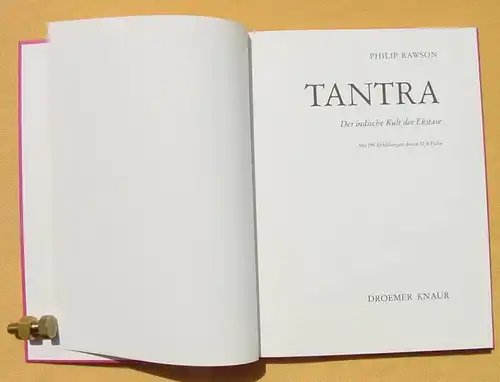 (0310001) Rawson "Tantra - Der indische Kult der Ekstase" 128 S., siehe bitte Beschreibung u. Bilder