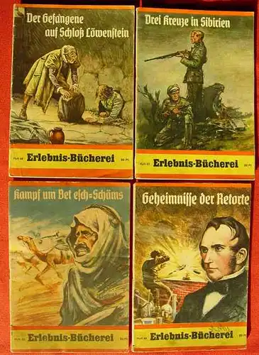 ()  Gelegenheit ! 101 x versch. Erlebnis-Bücherei. Originalhefte 1940-45. Versandkosten ab 6 Euro.  Siehe bitte auch Beschreibung u. Bilder.