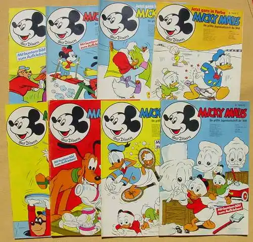 (1043883) Micky Maus-Hefte aus Jahrgang 1973 (32 Originalhefte !) Guter Zustand ! # Walt Disney