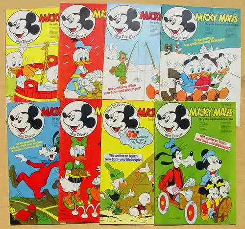 (1043883) Micky Maus-Hefte aus Jahrgang 1973 (32 Originalhefte !) Guter Zustand ! # Walt Disney