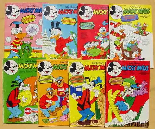 (1043887) Micky Maus-Hefte aus Jahrgang 1977 (33 Originalhefte !) # Walt Disney