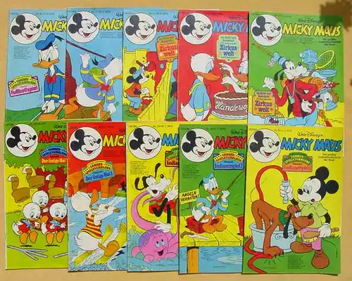 (1043888) Micky Maus-Hefte aus Jahrgang 1978 (36 Originalhefte !) # Walt Disney