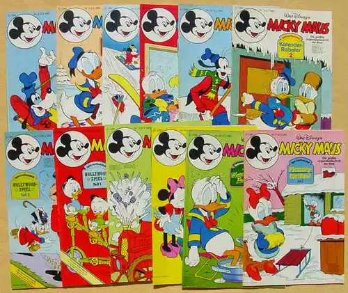 (1043892) Micky Maus-Hefte aus Jahrgang 1982 (51 Originalhefte !) # Walt Disney