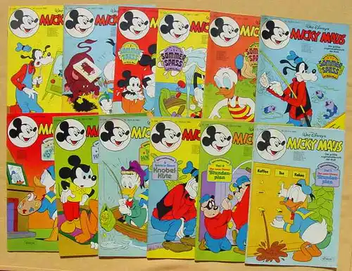 () Micky Maus-Hefte aus Jahrgang 1982 (51 Originalhefte !) # Walt Disney