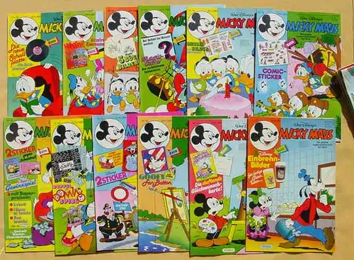 (1043895) Micky Maus-Hefte aus Jahrgang 1985 (33 Originalhefte !) # Walt Disney