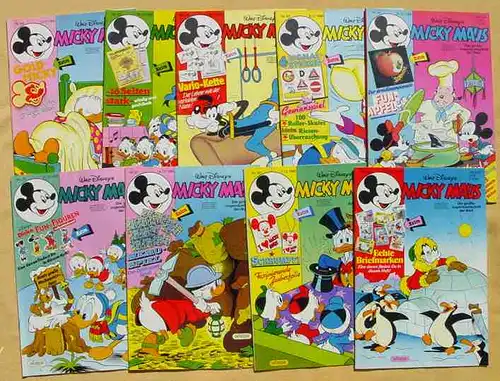 (1043895) Micky Maus-Hefte aus Jahrgang 1985 (33 Originalhefte !) # Walt Disney