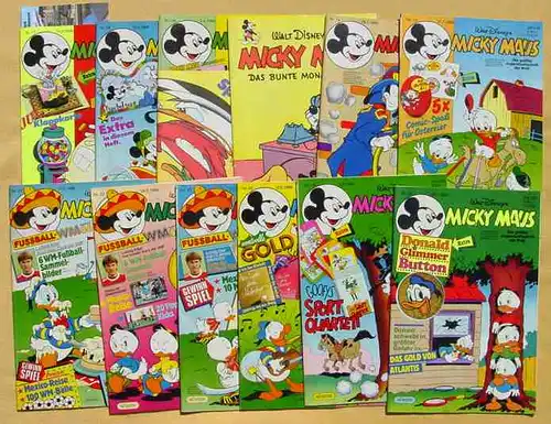 (1043896) Micky Maus-Hefte aus Jahrgang 1986 (35 Originalhefte !)  # Walt Disney