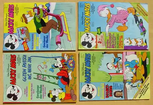 () 12 x Walt Disneys MICKY MAUS. 12 verschiedene Hefte von 1984. Sehr guter Zustand ! Ehapa-Verlag # Walt Disney